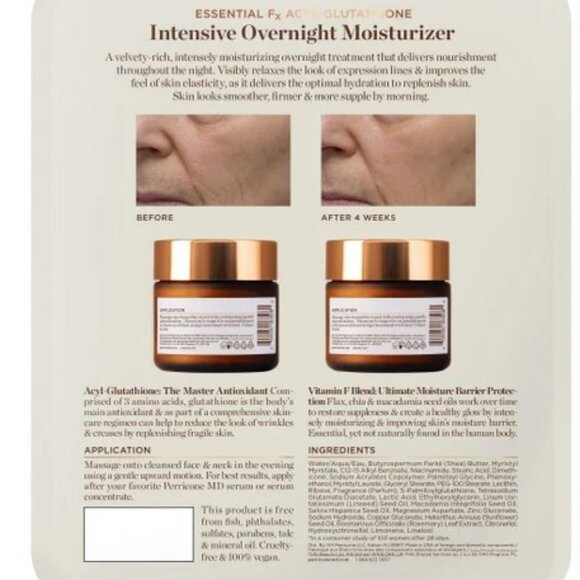 PerriconeMD Essential Fx Acyl-Glutathione Intensive Overnight Moisturizer, 2 fl - Picture 2 of 2